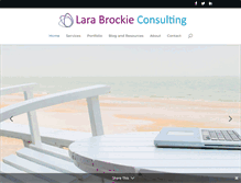 Tablet Screenshot of larabrockie.com